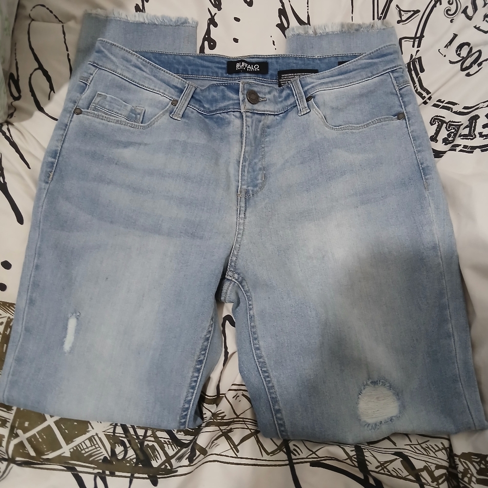 Buffalo David Bitton Light Blue Denim Jeans